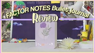 Detailed Factor Notes Bullet Journal Review|| Is it worth it?🐰🍰