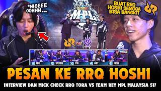 PESAN DYRENN KE RRQ HOSHI | REAKSI STREAMER INTERVIEW DAN...