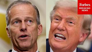 BREAKING: Trump Asked About John Cornyn Potentially Holding Up Todd Blanche's Confirmation