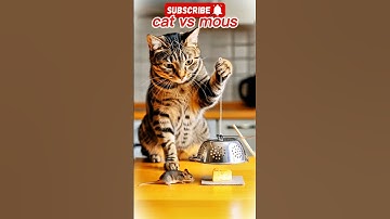 Ai cat | How Shocking! 😱😱The cat sets a trap and waits in silence  Gamed The System  #CatVsMouse#cat