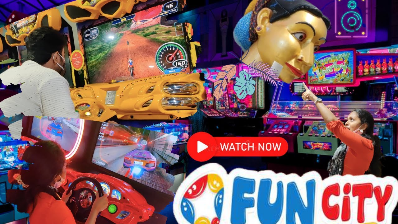 Having fun at FUN CITY Extreme fun! Enjoying night life! Avinash