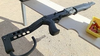 Franchi SPAS 12 Semi-Auto Shotgun Shooting - YouTube