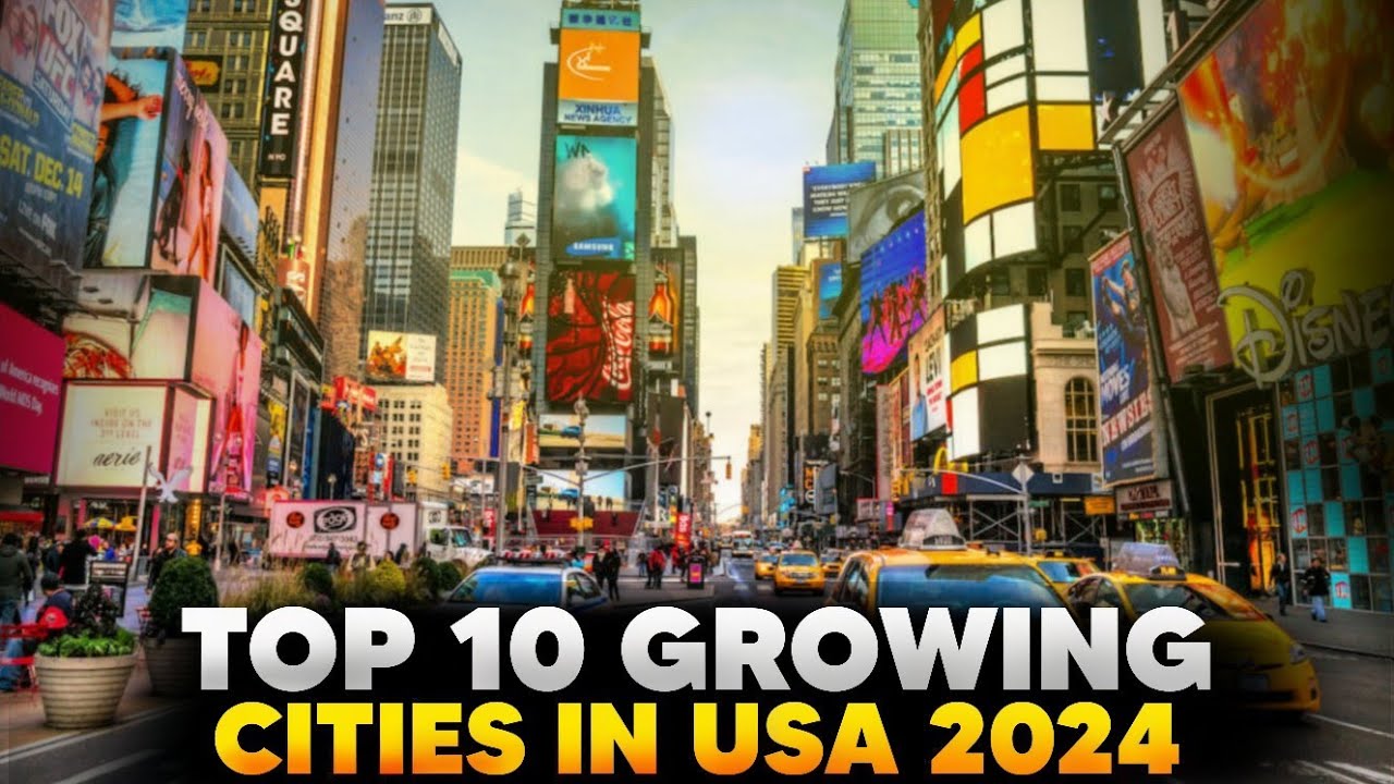 Fastest growing cities in the US 2024 - YouTube