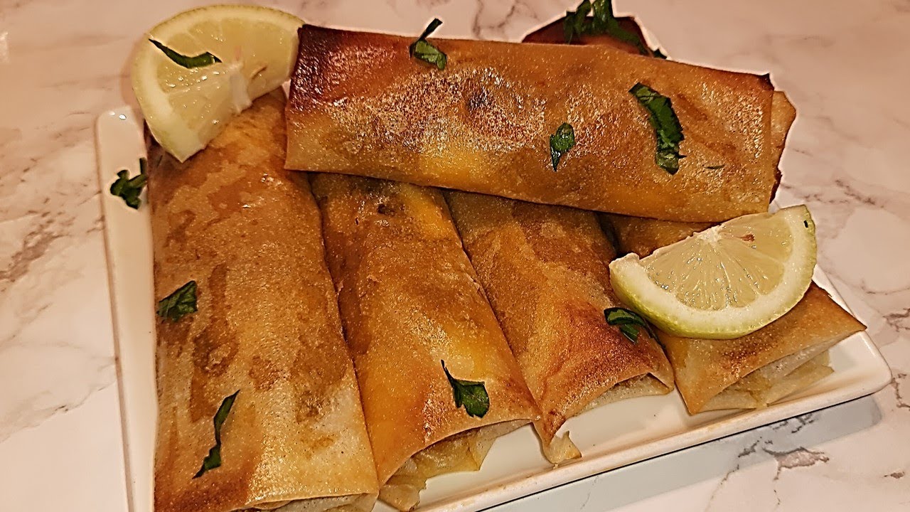 بوراك في الفرن بدون قلي و بدون زيت يقرمش هايل