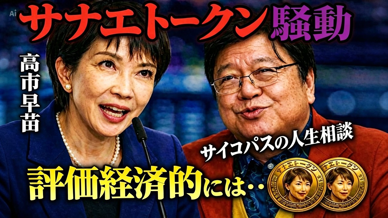 【サナエトークン騒動】岡田斗司夫が評価経済社会の視点でテクノロジーを語る【高市早苗首相／仮想通貨】