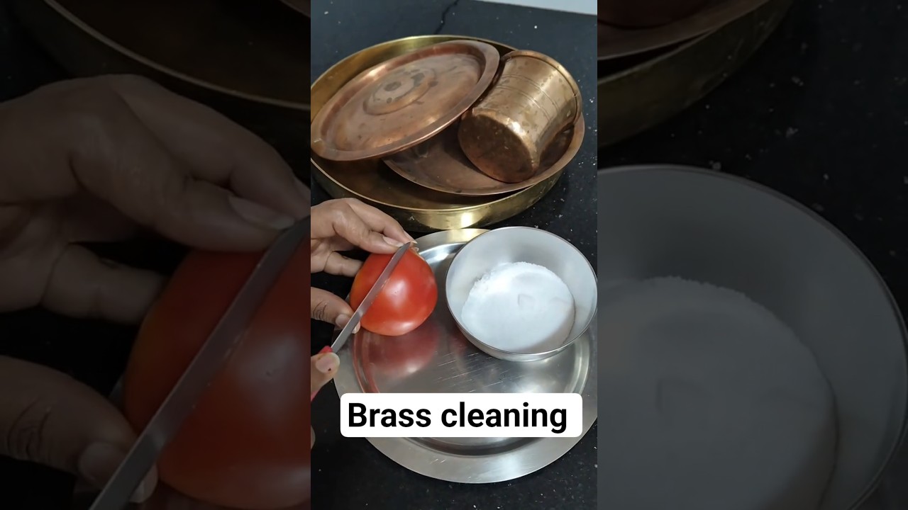 brass cleaning #karunadajewellers #kitchenhacks #hack