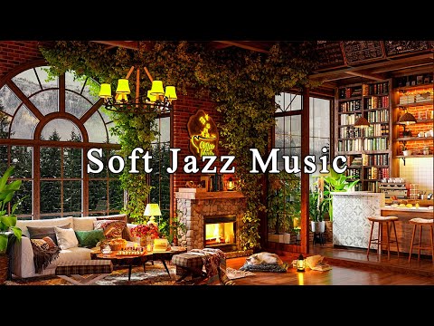 Soft Jazz Music x Cozy Coffee Shop Ambience Smooth Jazz Instrumental Music For Work, Study, Unwind