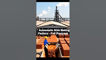 Automatic Brick Making Machine Factory – Full Process | How Bricks Are Made in Modern China 🔥