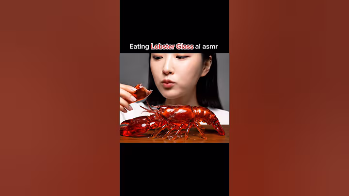 Eating Lobster Glass ai asmr #ai #asmr #funny #mukbang #cuttingasmr #eatingasmr #glass #lobster
