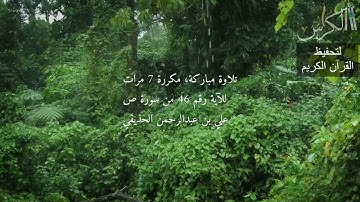 الآية رقم 46 من سورة ص - مكررة 7 مرات (علي بن عبدالرحمن الحذيفي)