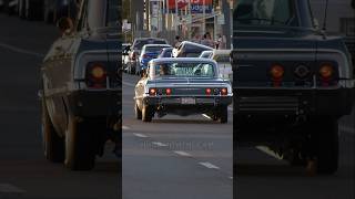 She gives that 64 Impala a little bounce for the camera #shorts