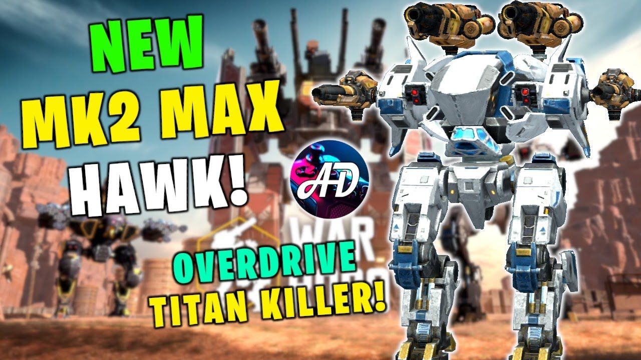 New Max Mk2 Hawk Wrecking Havok On The Live Server War Robots Mk2 Wr Gameplay Vps And Vpn - roblox gameplay ro bots