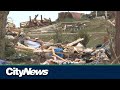 Central Alberta tornado aftermath