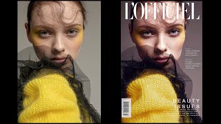 High-End Retouching for Magazine Editorial (time lapse) | PJK Post Productions screenshot 3