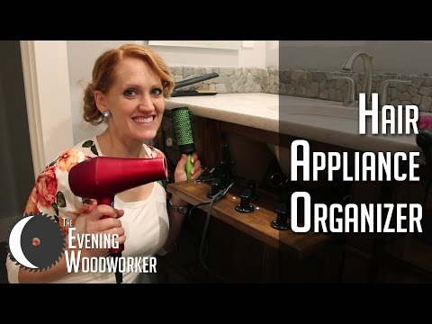hair appliance holder storage