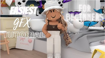 EASY HOW TO MAKE A GFX ON ROBLOX - BLENDER 2.91.0