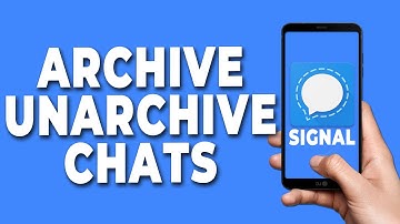 How to Archive/Unarchive Chats on Signal Private Messenger