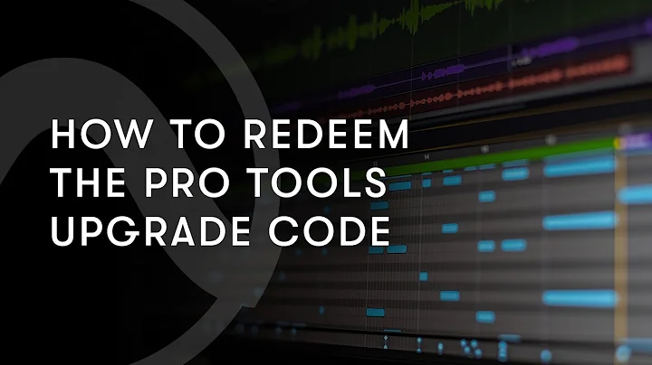 How to Redeem the Pro Tools Upgrade Code