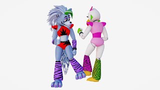 MMD FNAF SECURITY BREACH Faded shuffle dance Tik tok Collection Resimi