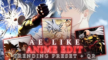 Anime Trending Presets Alight Motion [ Xml + Material ] #anime #animeedits #preset