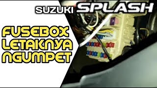 Letak Fuse Box Sekering Suzuki Splash | How To Check Fuse Box - Youtube