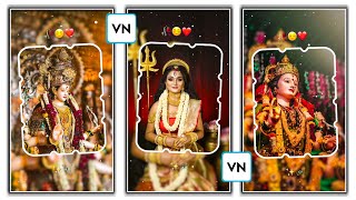 Viral Navratri Video Editing Tutorial Vn App || Durga Puja Status Video Editing Tutorial Vnapp || screenshot 1