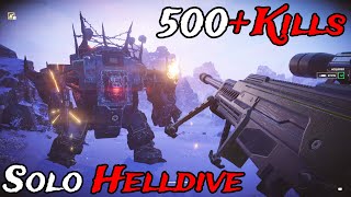 Helldivers 2 - 500+ Kills With Aggressive AMR Build (Full Clear, Solo, Helldive)