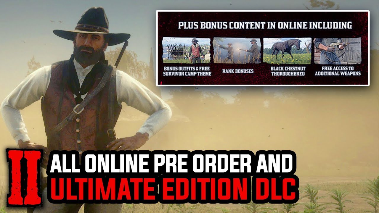 Pre-Order Bonuses and Collector's Editions - Red Dead Redemption 2