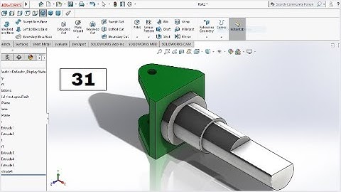 SolidWorks Tutorial Exercise 31 | Learn SolidWorks 3D