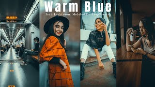 Warm Blue Preset | Lightroom Free Preset Download XMP & DNG | Street Preset