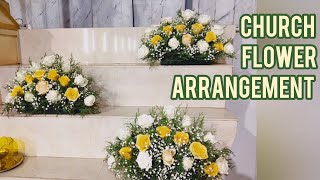 Church flower arrangement idea. episode 178