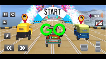 Tuk Tuk Rickshaw 3 Impossible Tracks 3D - Stunt Ramp Driving Simulator Games