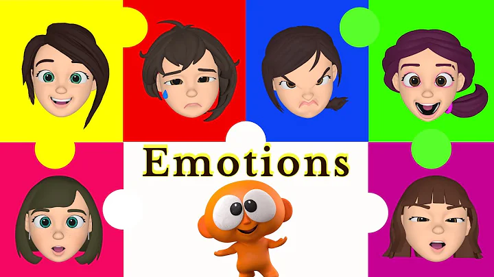 Emotions for Kids - Happiness, Sadness, Anger, Surprise, Fear & Disgust | Kids Learning Videos