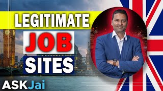 What are the legitimate job sites to apply for jobs in the UK | International Students in UK