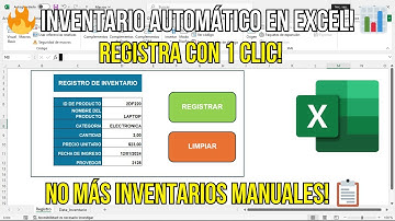 📊 Controla tu Inventario en EXCEL ¡AUTOMÁTICO y con UN CLIC! ⚡🔥