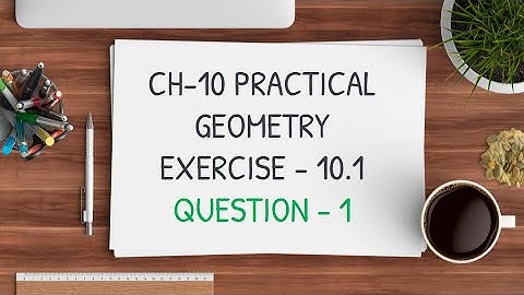 CLASS 7 MATHS EXERCISE-10.1 QUESTION 1 (CONSTRUCTION OF PARALLEL LINE)