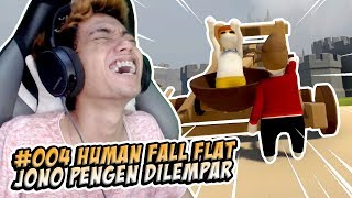 MAEN MESIN PELONTAR! - HUMAN FALL FLAT INDONESIA #4