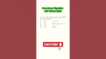 SAT 2025 || Non-Linear || Quadratic Equations #satexam #usa #shorts #ugadmission2025