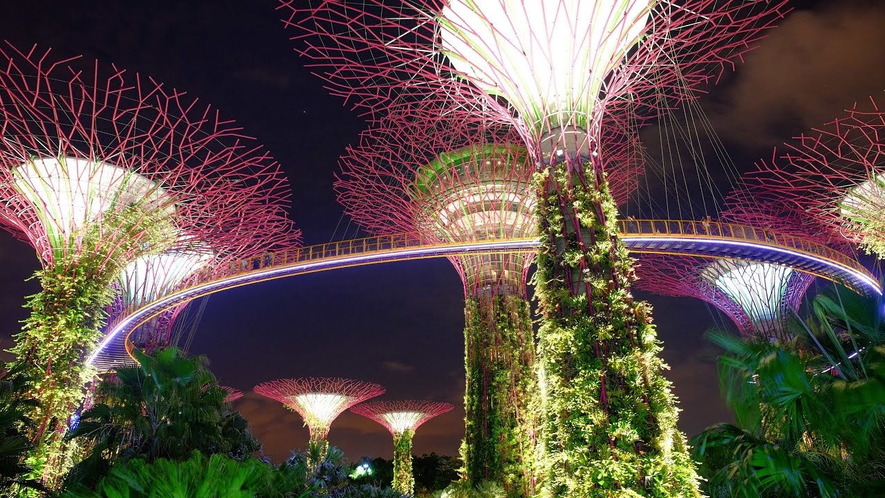 Garden Rhapsody Light Show Gardens by the Bay YouTube