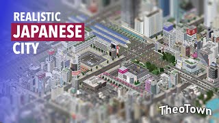 Realistic Japanese City in Theotown - timelapse screenshot 4