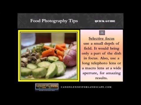 Food photography tips - YouTube