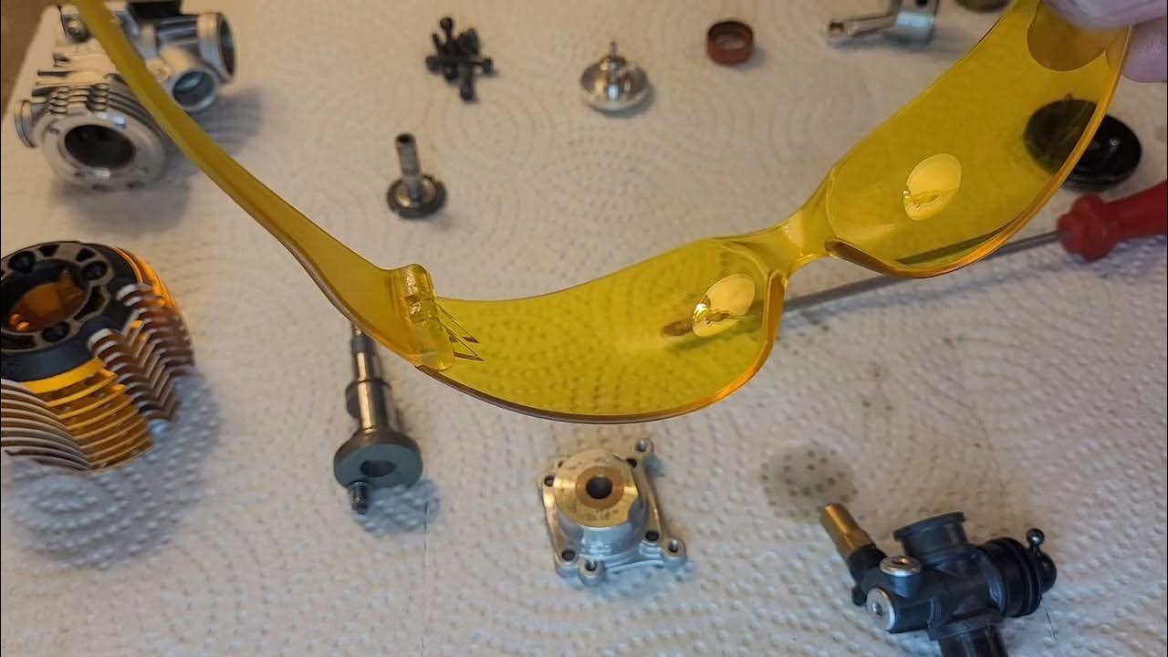 Let's check out and repair the Losi 3.4 Nitro engine sleeve pinch new