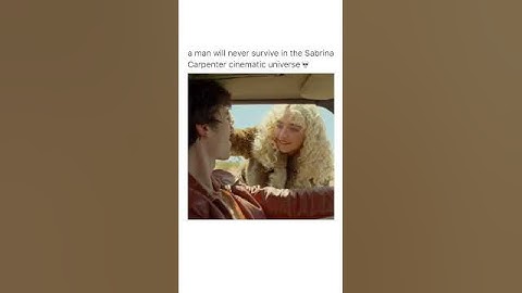 Thumbnail of Sabrina Carpenter cinematic universe 💀 #sabrinacarpenter #manchild #popculture #viral #fyp