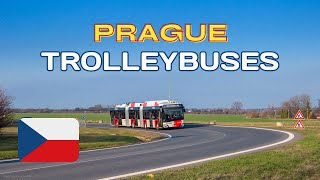 Prague: Trolleybuses Škoda-Solaris 24m (Škoda 38Tr) + interior / Trolejbusy v Praze