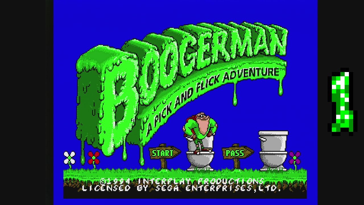 Boogerman: A Pick and Flick Adventure (Genesis / Mega Drive) Playthrough Part 1