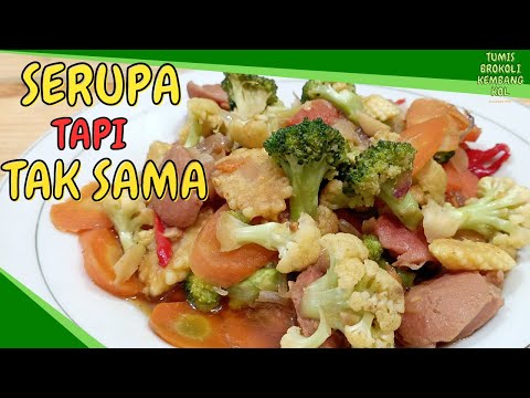 Makanan Sehat Menu simpel  Berbuka dan Sahur TUMIS BROKOLI KEMBANG KOL || masak mudah, bahan murah, hasilnya mewah Yang Sangat Enak