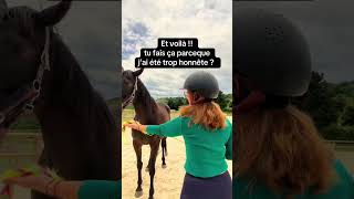 La morue #equitation #horse #humour #cavalier #cheval
