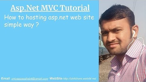 How to hosting asp.net web site simple way ?