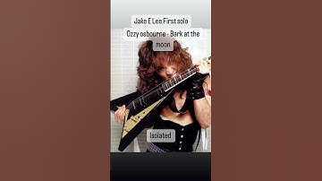 Thumbnail of Bark at the moon Isolated solo - Jake E Lee