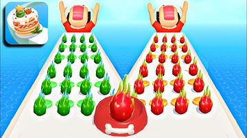 MAX LEVELS Pancakes Run 🥞🍎🍌🍇🥭: All Levels Gameplay Walkthrough Android, iOS BIG UPDATE #gameplay